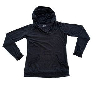 Columbia Women’s Hoodie Pullover Cotton Blend Size Medium Black gorpcore